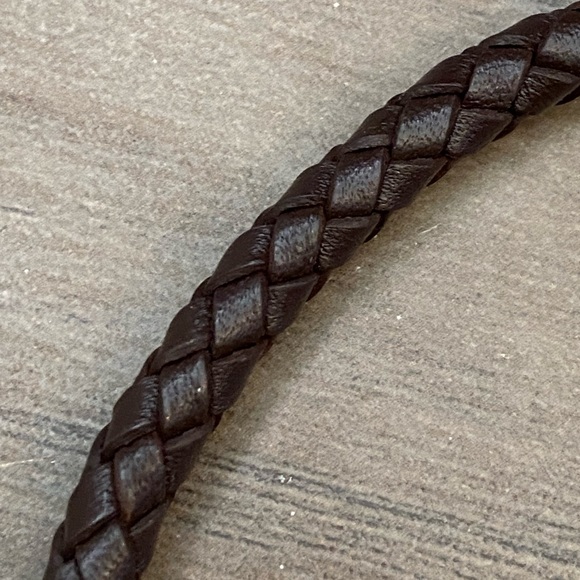 New Bruno Banani men’s leather cord necklace - Picture 5 of 9